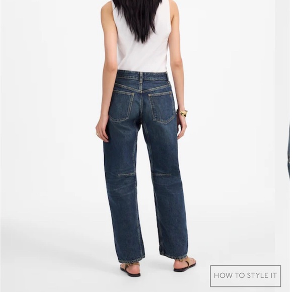 Madewell Darted Barrel Leg Jeans - Picture 4 of 7